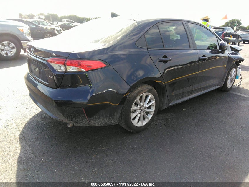 VIN 5YFVPMAEXNP320989 2022 TOYOTA COROLLA LE