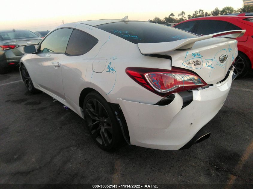 2013 HYUNDAI GENESIS COUPE 3.8 TRACK KMHHU6KJ4DU091932