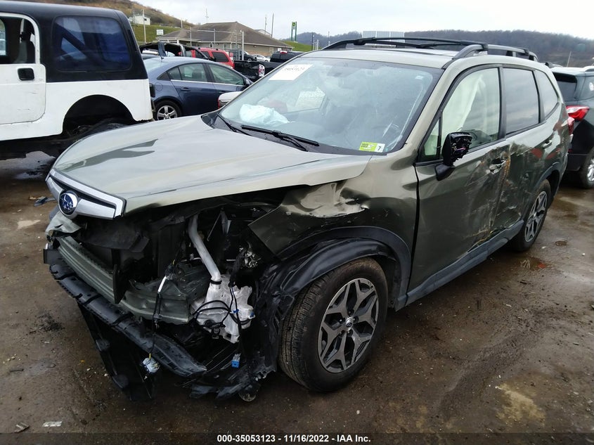 VIN JF2SKAJC9MH500023 2021 SUBARU FORESTER PREMIUM