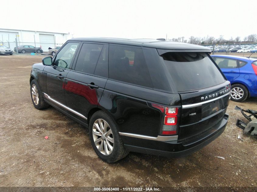 2015 LAND ROVER RANGE ROVER HSE SALGS2VF5FA218321