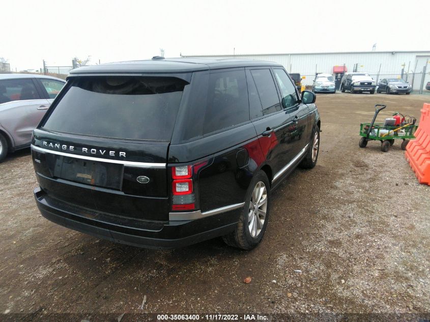2015 LAND ROVER RANGE ROVER HSE SALGS2VF5FA218321