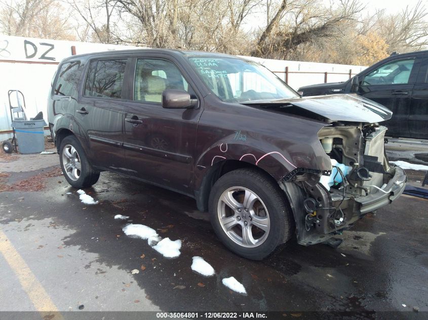 2013 HONDA PILOT EX-L - 5FNYF3H53DB003453