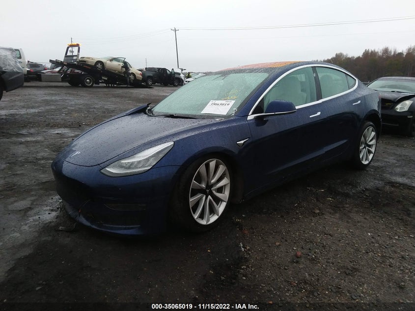 VIN 5YJ3E1EB7JF101005 2018 TESLA MODEL 3 LONG RANGE