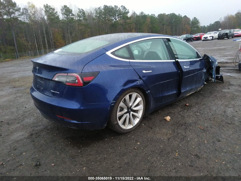 VIN 5YJ3E1EB7JF101005 2018 TESLA MODEL 3 LONG RANGE