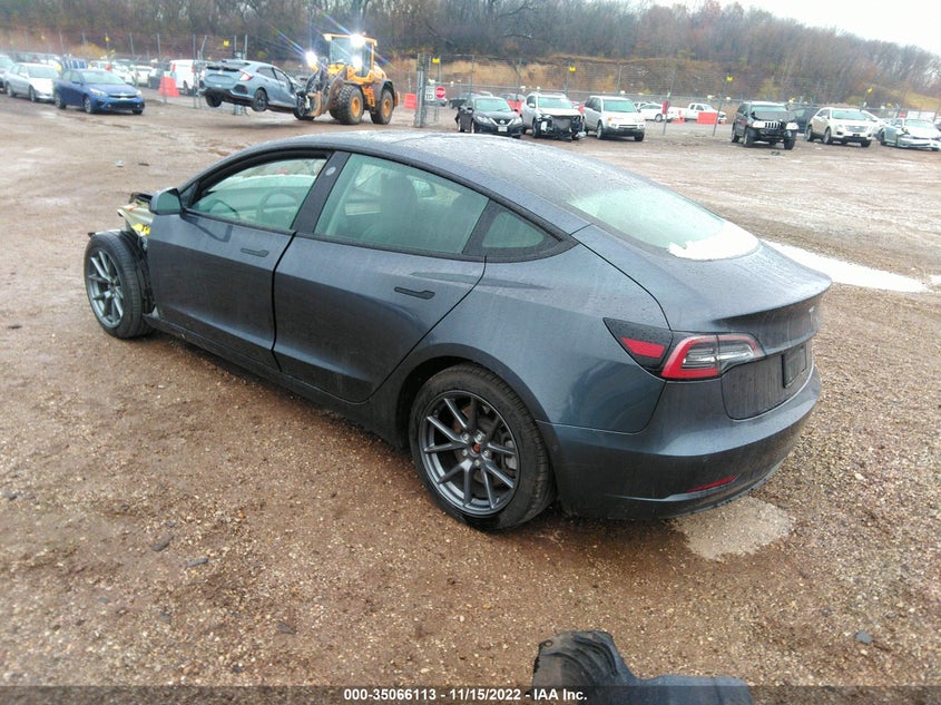 VIN 5YJ3E1EB9MF853177 2021 TESLA MODEL 3 LONG RANGE