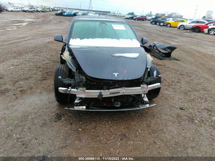 VIN 5YJ3E1EB9MF853177 2021 TESLA MODEL 3 LONG RANGE