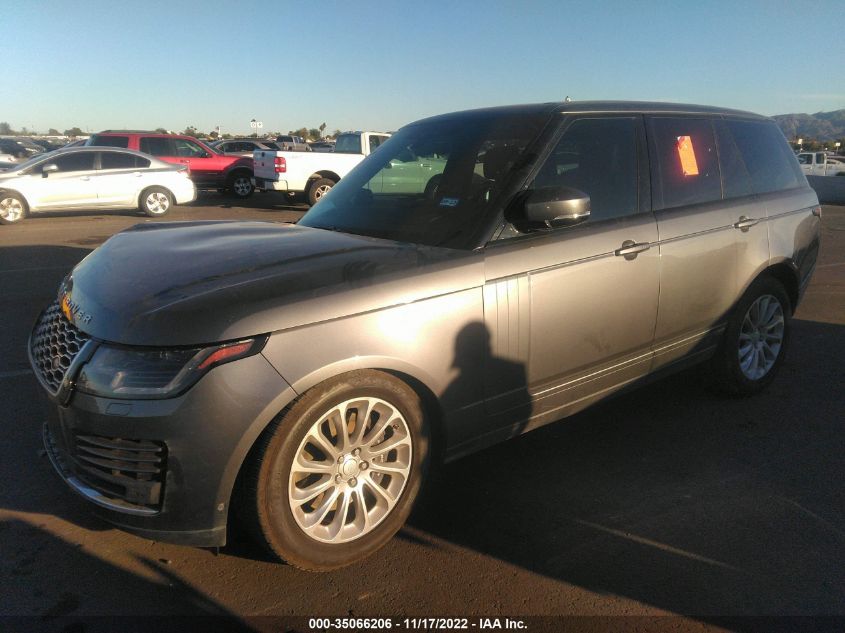 2019 LAND ROVER RANGE ROVER HSE SALGS2SV0KA543450