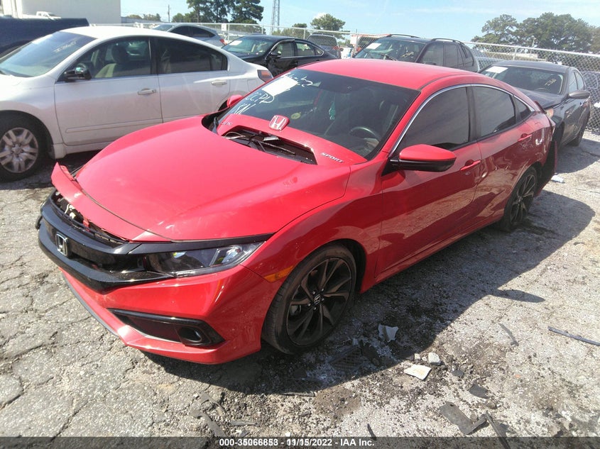 VIN 2HGFC2F82KH524437 2019 HONDA CIVIC SEDAN SPORT