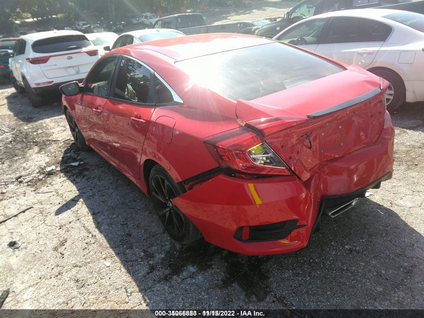 VIN 2HGFC2F82KH524437 2019 HONDA CIVIC SEDAN SPORT