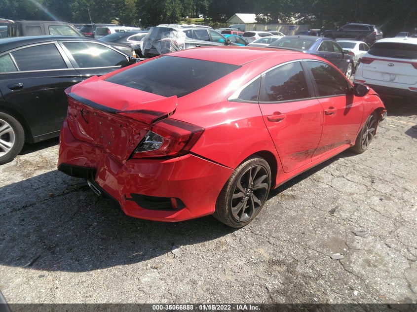 VIN 2HGFC2F82KH524437 2019 HONDA CIVIC SEDAN SPORT