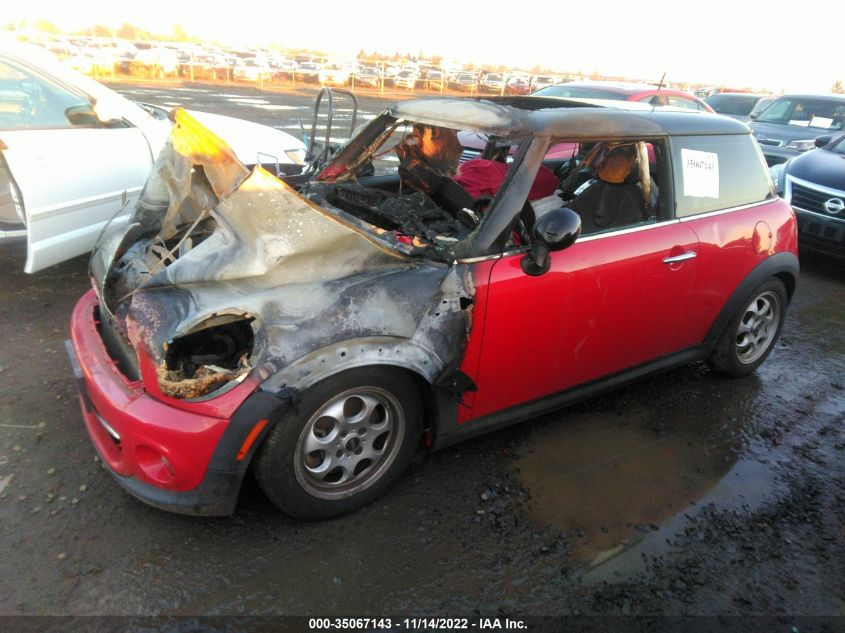 2013 MINI COOPER HARDTOP WMWSU3C57DT677263