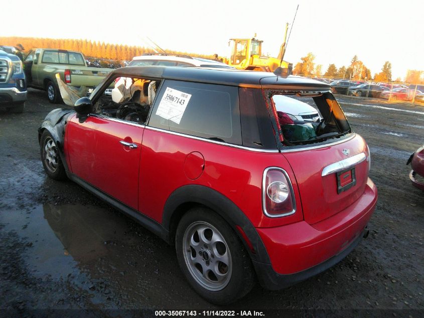 2013 MINI COOPER HARDTOP WMWSU3C57DT677263