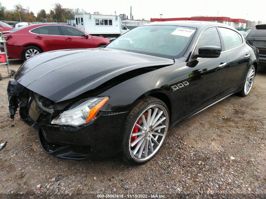 2014 MASERATI QUATTROPORTE S Q4 ZAM56RRA6E1122850