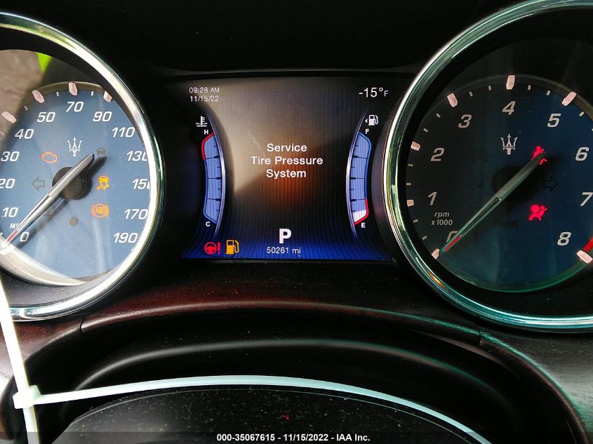 2014 MASERATI QUATTROPORTE S Q4 ZAM56RRA6E1122850