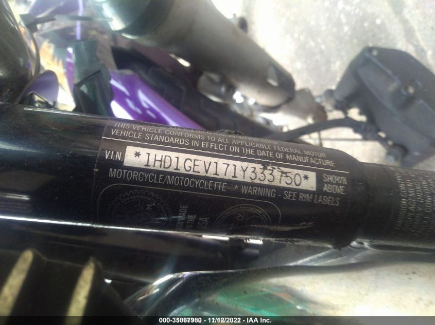 2001 HARLEY-DAVIDSON FXDWG 1HD1GEV171Y333750