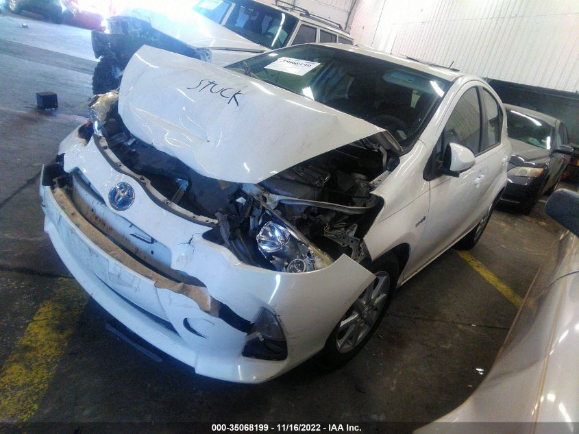 2013 TOYOTA PRIUS C ONE/TWO/THREE/FOUR JTDKDTB36D1039262