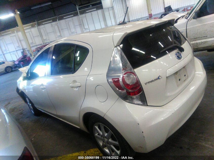 2013 TOYOTA PRIUS C ONE/TWO/THREE/FOUR JTDKDTB36D1039262
