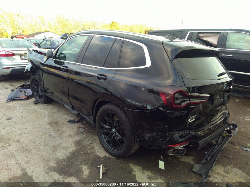 VIN 5UX53DP06N9K79952 2022 BMW X3 XDRIVE30I