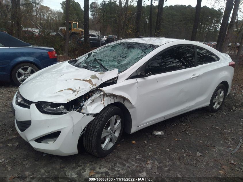 2013 HYUNDAI ELANTRA COUPE GS PZEV KMHDH6AE8DU018800