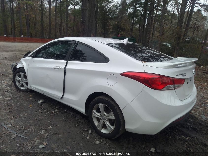 2013 HYUNDAI ELANTRA COUPE GS PZEV KMHDH6AE8DU018800