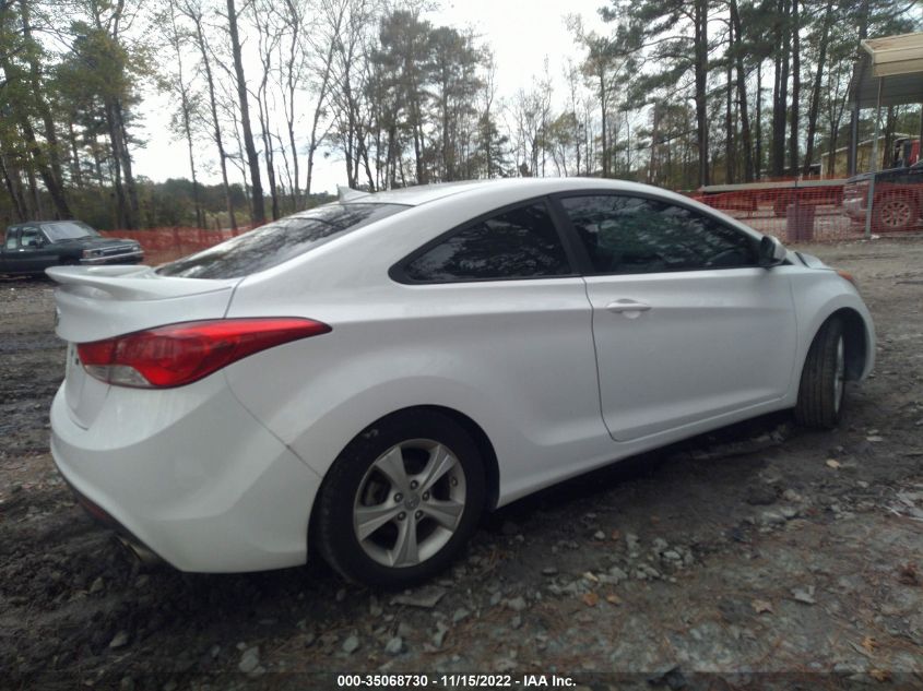 2013 HYUNDAI ELANTRA COUPE GS PZEV KMHDH6AE8DU018800