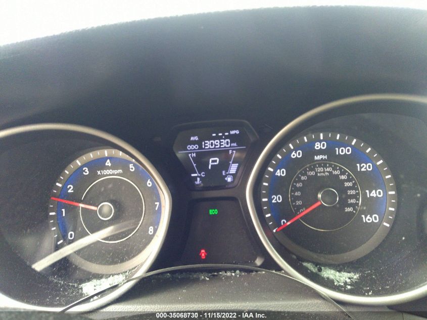 2013 HYUNDAI ELANTRA COUPE GS PZEV KMHDH6AE8DU018800