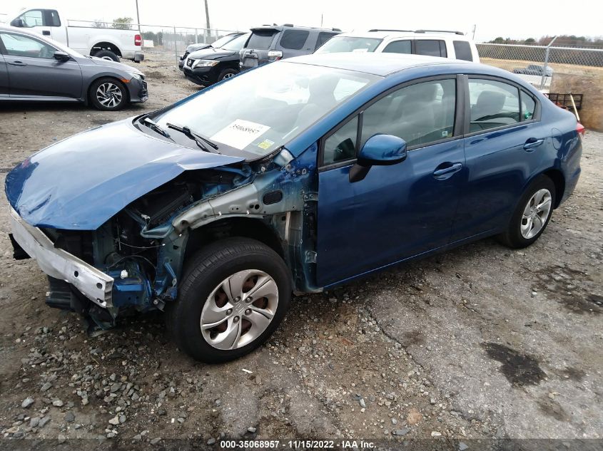 2013 HONDA CIVIC SDN LX 19XFB2F56DE271936