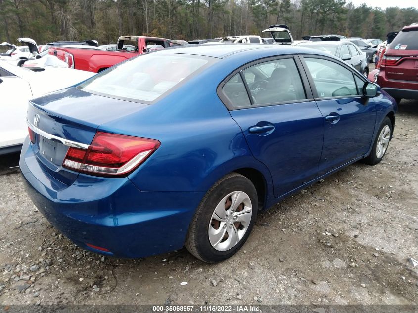 2013 HONDA CIVIC SDN LX 19XFB2F56DE271936