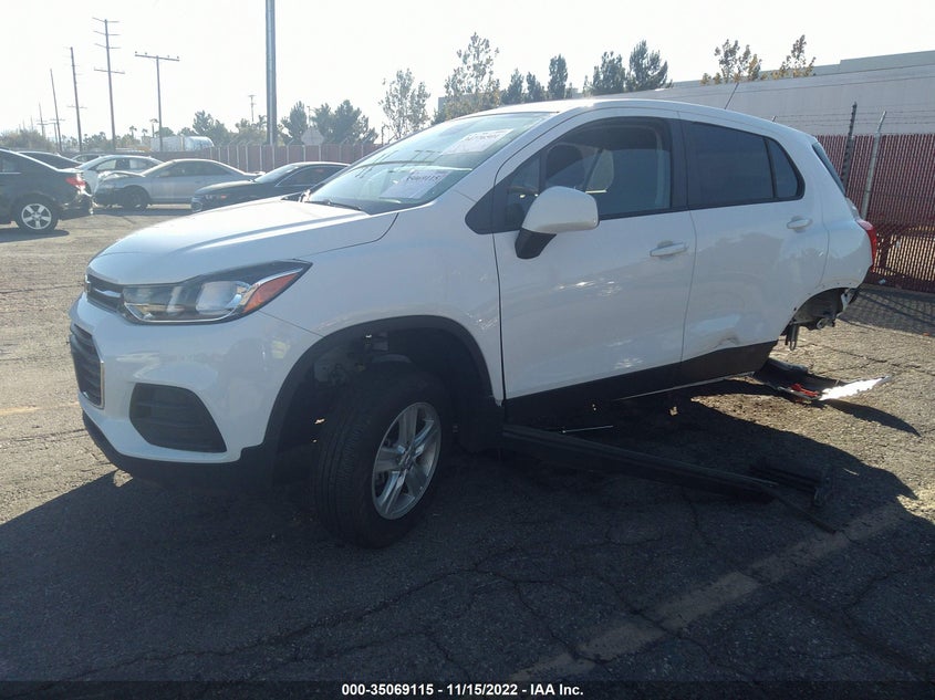 2020 CHEVROLET TRAX VIN: 3GNCJKSB6LL319681