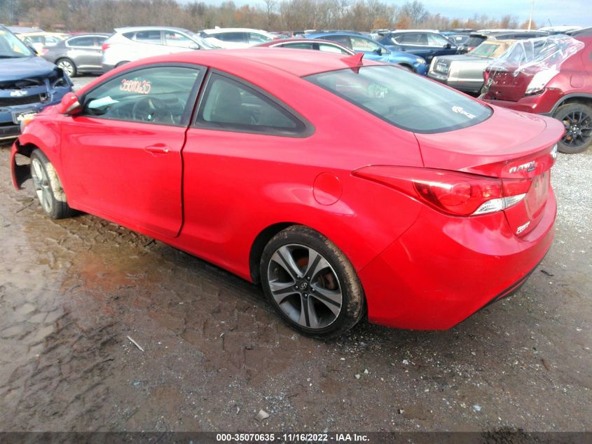 2013 HYUNDAI ELANTRA COUPE SE KMHDH6AE9DU006316