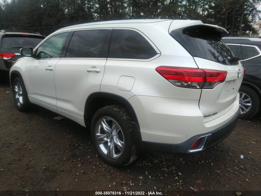VIN 5TDDZRFH6JS841764 2018 TOYOTA HIGHLANDER LIMITED