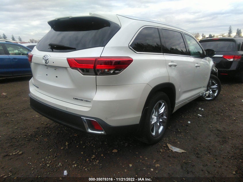 VIN 5TDDZRFH6JS841764 2018 TOYOTA HIGHLANDER LIMITED