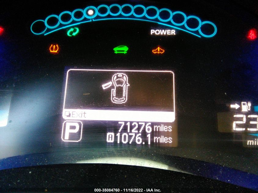 2013 NISSAN LEAF S 1N4AZ0CP7DC400554