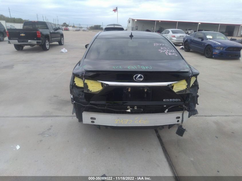 2014 LEXUS ES 300H HYBRID JTHBW1GG2E2040543