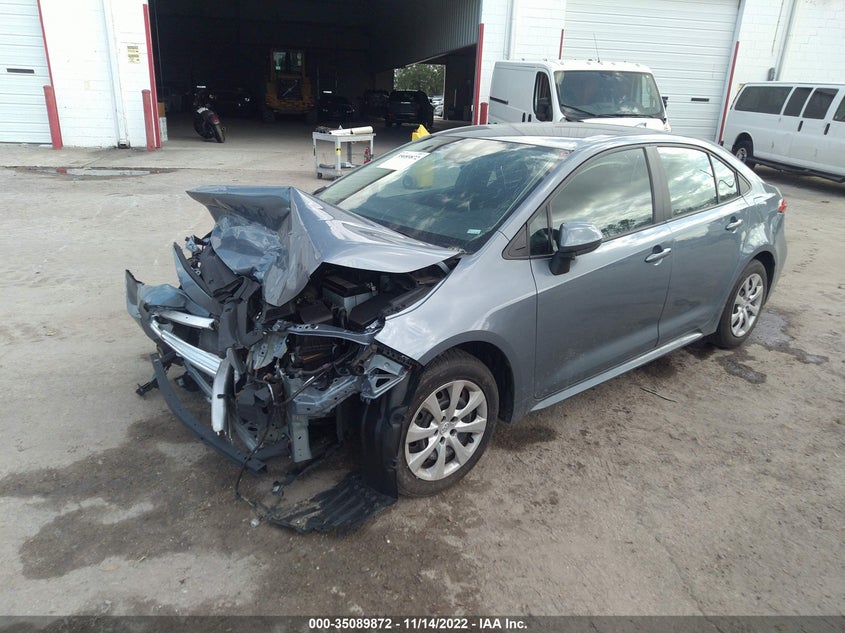VIN 5YFEPMAE9MP210742 2021 TOYOTA COROLLA LE