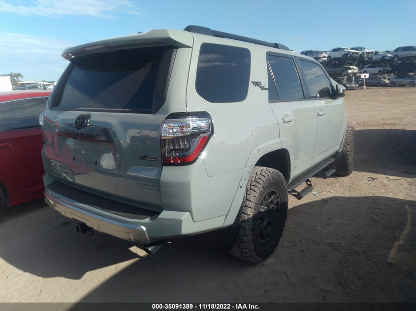 Image 4 of 2022 TOYOTA 4RUNNER  salvage vehicle - Lot #35091389 at IAAI