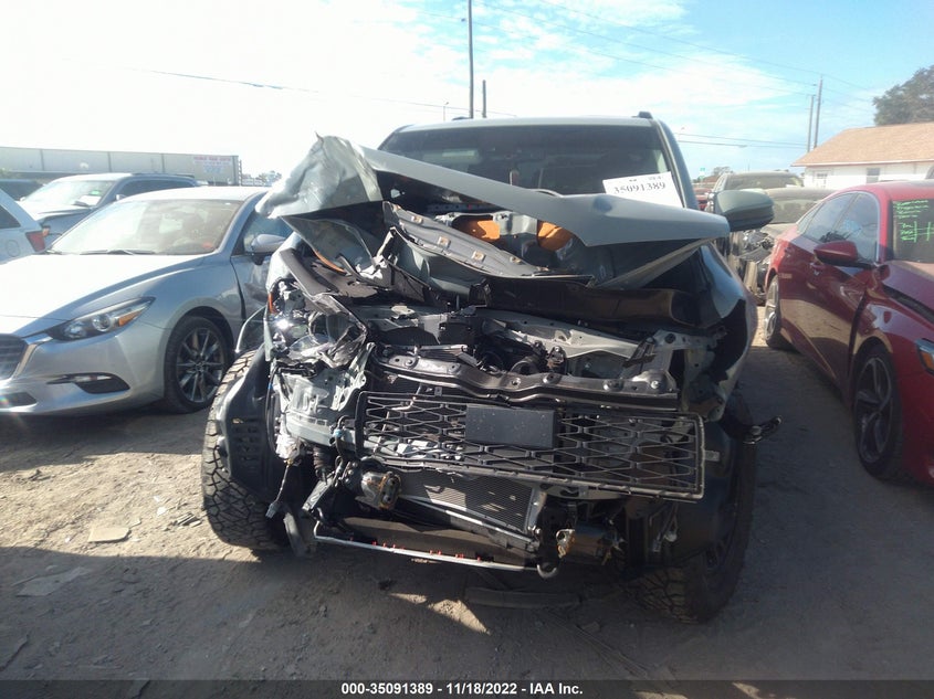 Image 6 of 2022 TOYOTA 4RUNNER  salvage vehicle - Lot #35091389 at IAAI