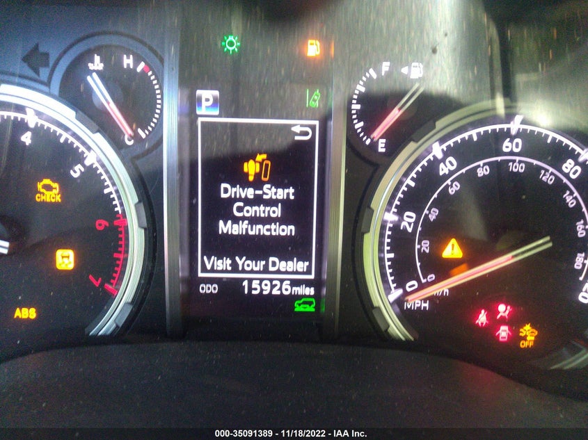 Image 7 of 2022 TOYOTA 4RUNNER  salvage vehicle - Lot #35091389 at IAAI
