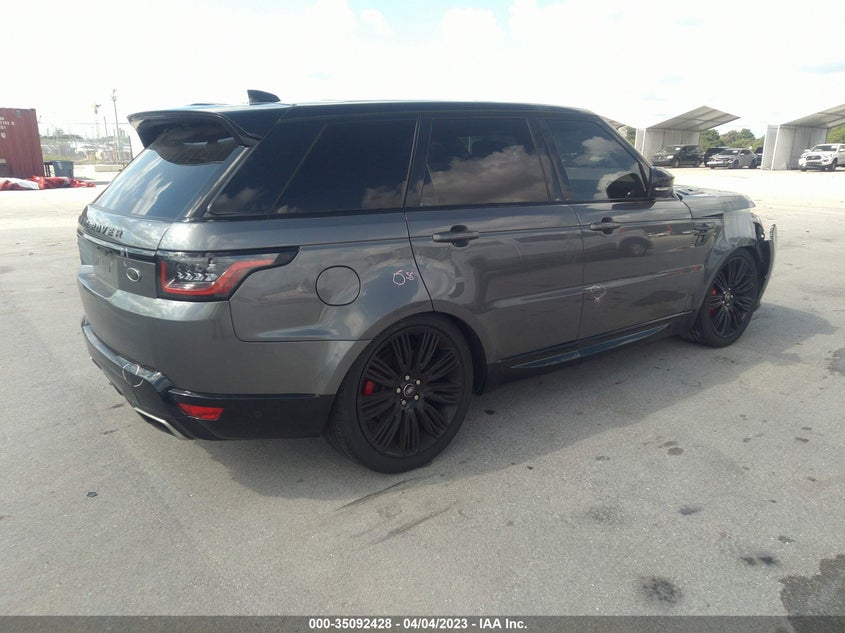 VIN SALWR2RV3KA421565 2019 LAND ROVER RANGE ROVER SPORT HSE