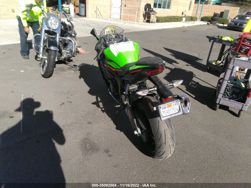 2022 KAWASAKI ZX636 K JKBZXJH14NA013766