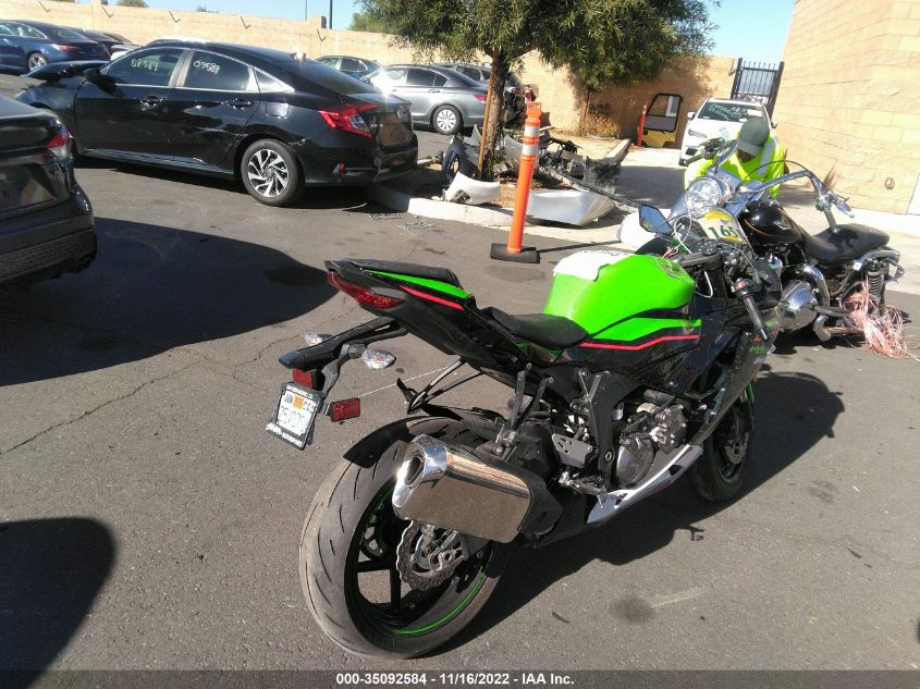 2022 KAWASAKI ZX636 K JKBZXJH14NA013766