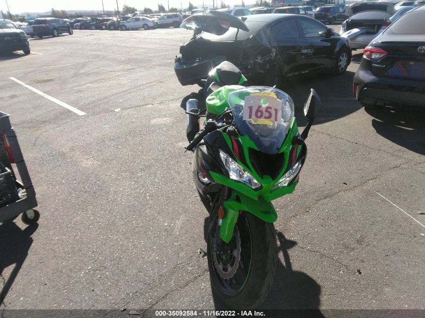 2022 KAWASAKI ZX636 K JKBZXJH14NA013766