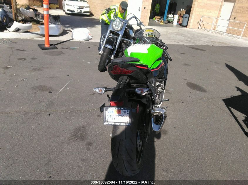 2022 KAWASAKI ZX636 K JKBZXJH14NA013766