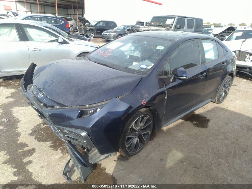 VIN JTDP4RCE5LJ009287 2020 TOYOTA COROLLA SE