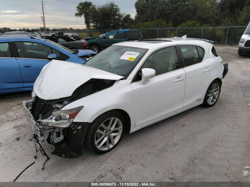 2014 LEXUS CT 200H HYBRID JTHKD5BH4E2208986