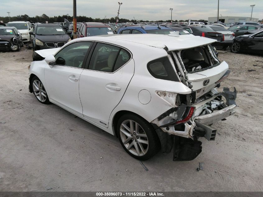 2014 LEXUS CT 200H HYBRID JTHKD5BH4E2208986