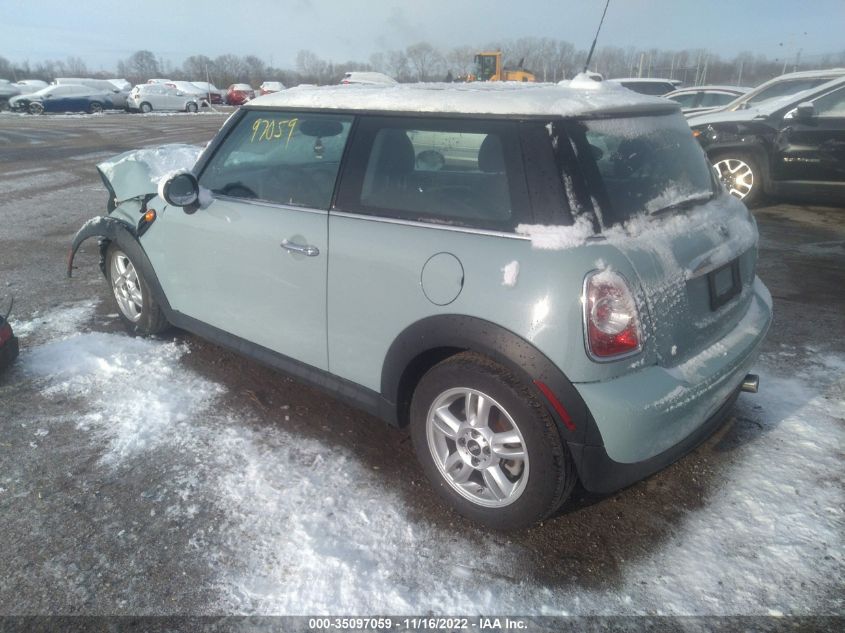 2013 MINI COOPER HARDTOP WMWSU3C55DT686804