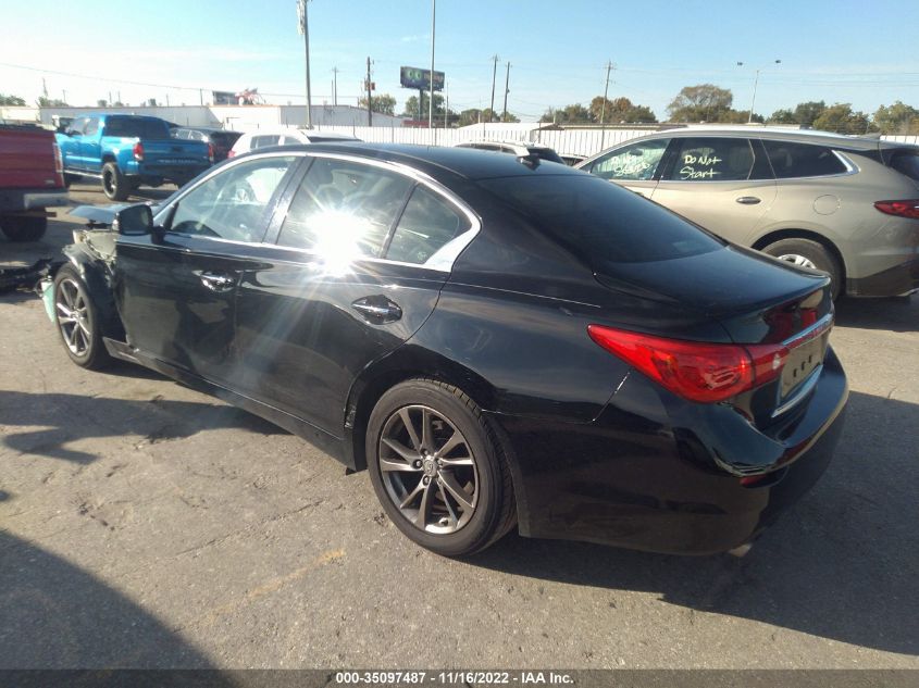 VIN JN1EV7AP0HM739162 2017 INFINITI Q50 3.0T SIGNATURE EDITION