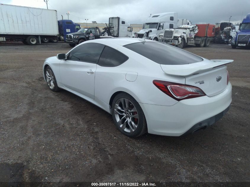 2013 HYUNDAI GENESIS COUPE 3.8 TRACK KMHHU6KJ2DU104886
