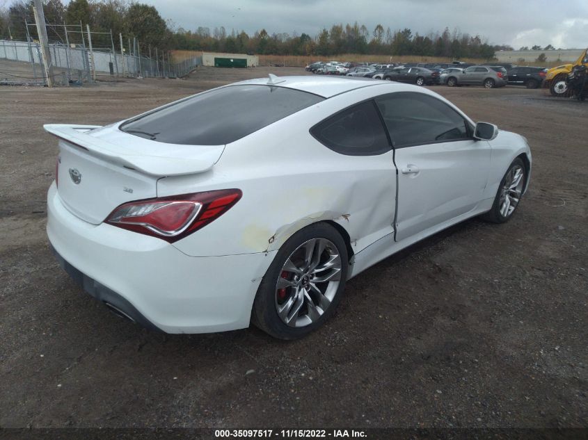 2013 HYUNDAI GENESIS COUPE 3.8 TRACK KMHHU6KJ2DU104886